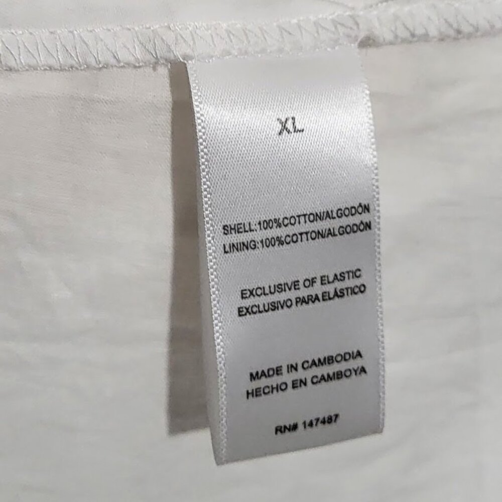 DRAPER JAMES Magnolia White Puff Sleeve Mini Dress - New With Tags Women's XL - Picture 8 of 9